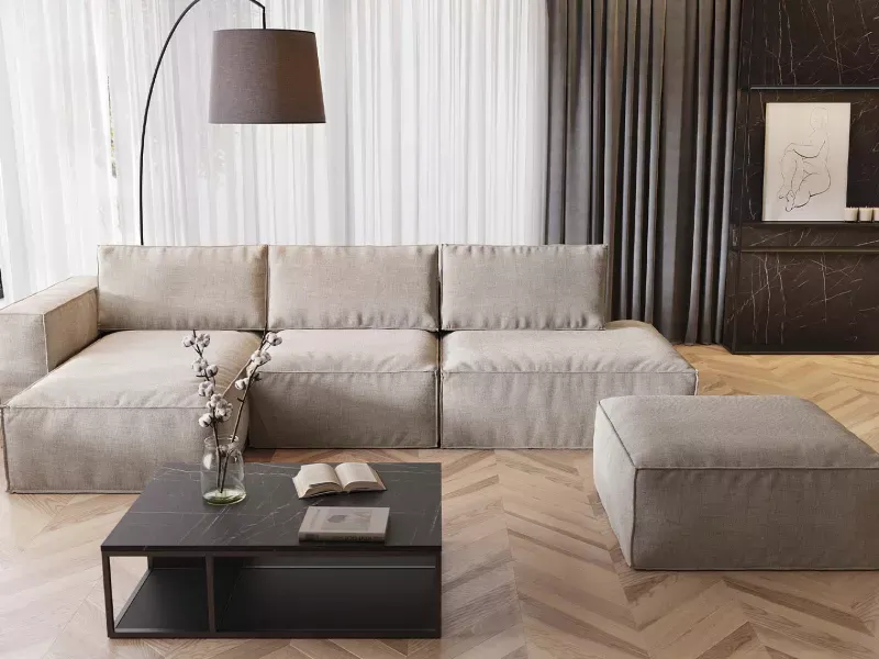 Диван UOMO, бежевый (арт. 003)