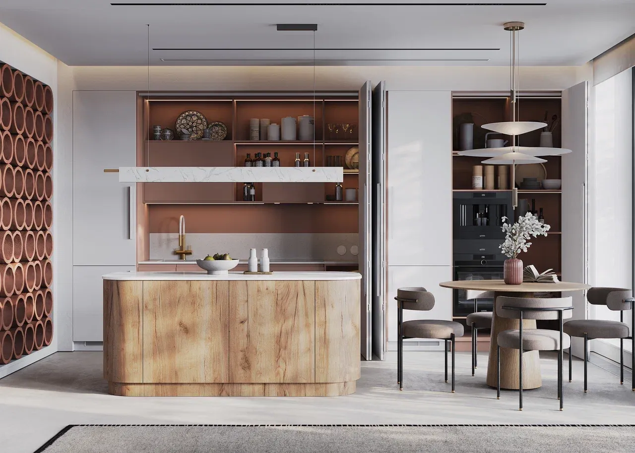 Кухня, коллекция WINGLINE (арт. Kit418), мебель на заказ MrDoors