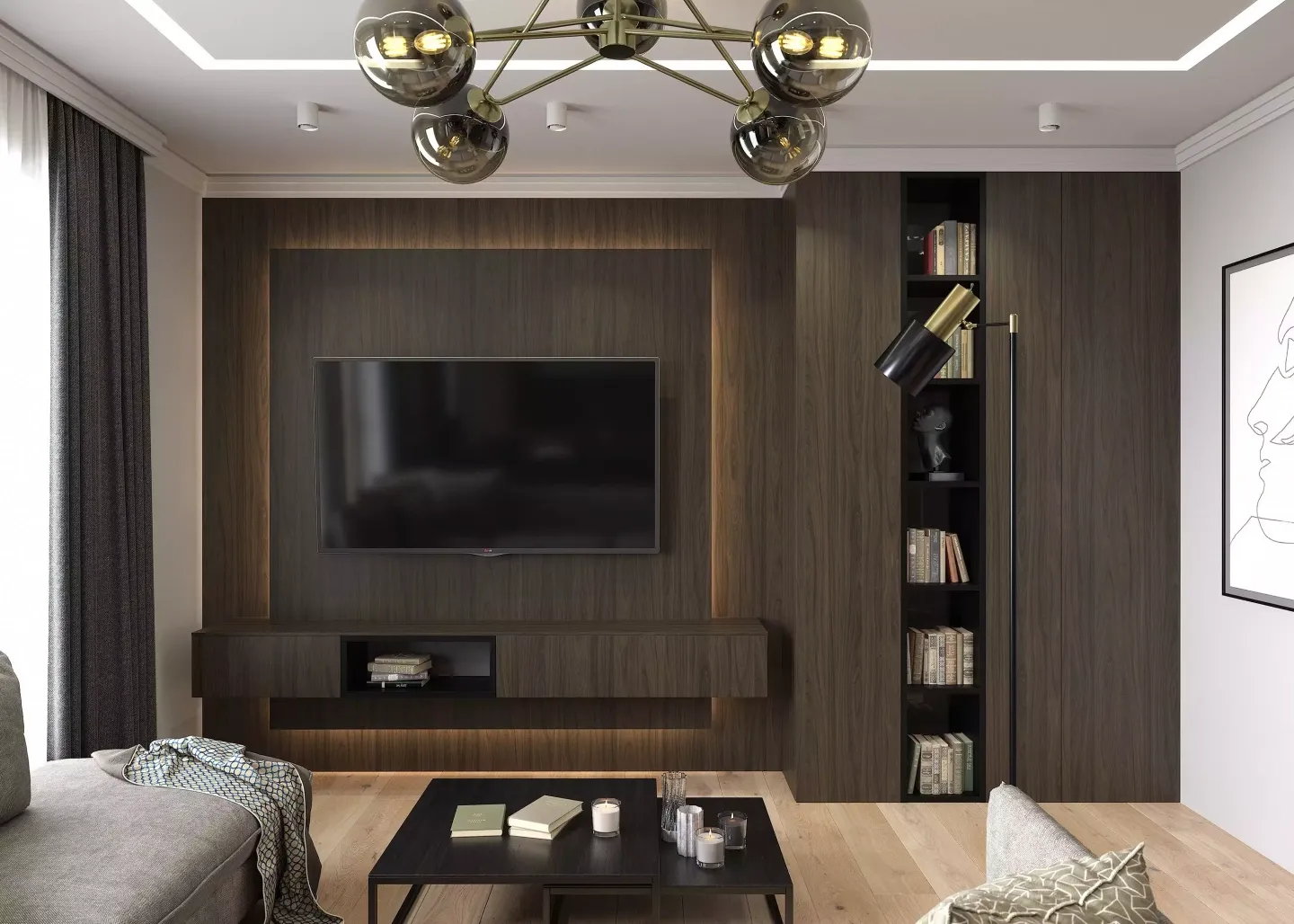 Гостиная, коллекция &amp;quot;Метрополитан&amp;quot; (арт. 258)