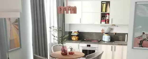 Дизайн маленькой кухни