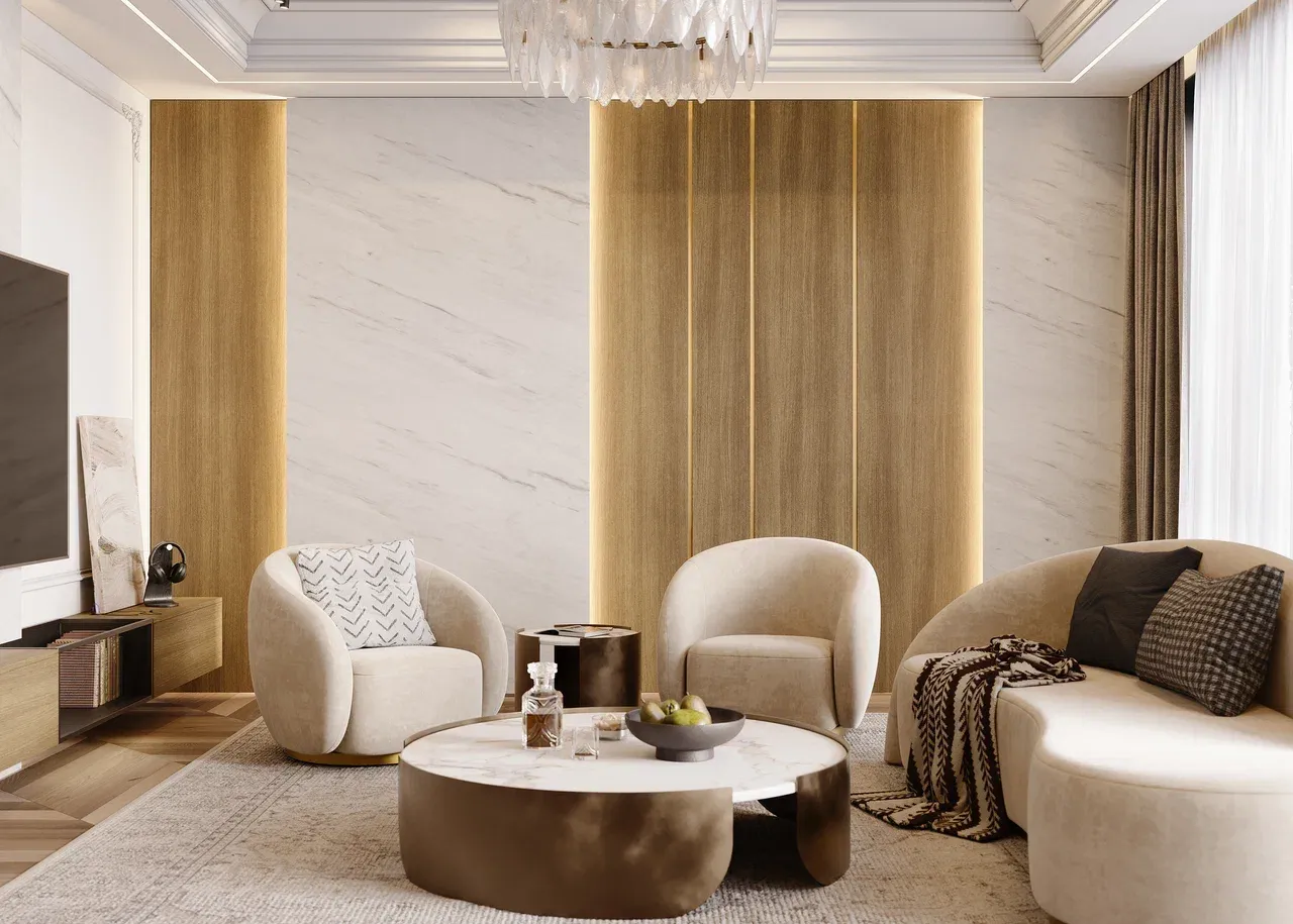 Гостиная, коллекция Метрополитан (арт. Lvr236), мебель на заказ MrDoors