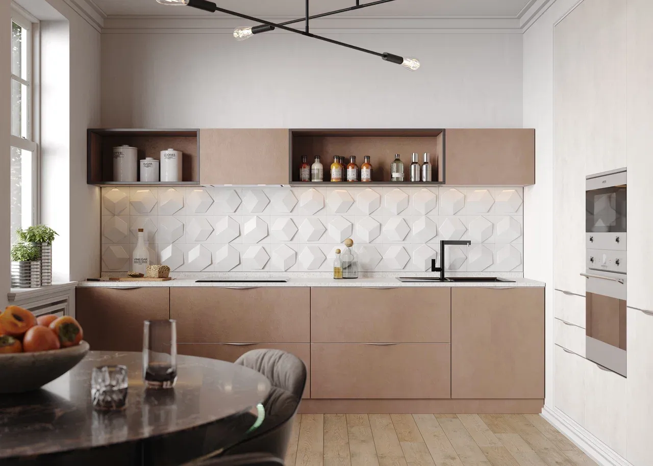 Кухня светлая матовая (арт. 274)