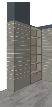 Экспозиционный стеллаж для образцов ручек (арт. 9109)
