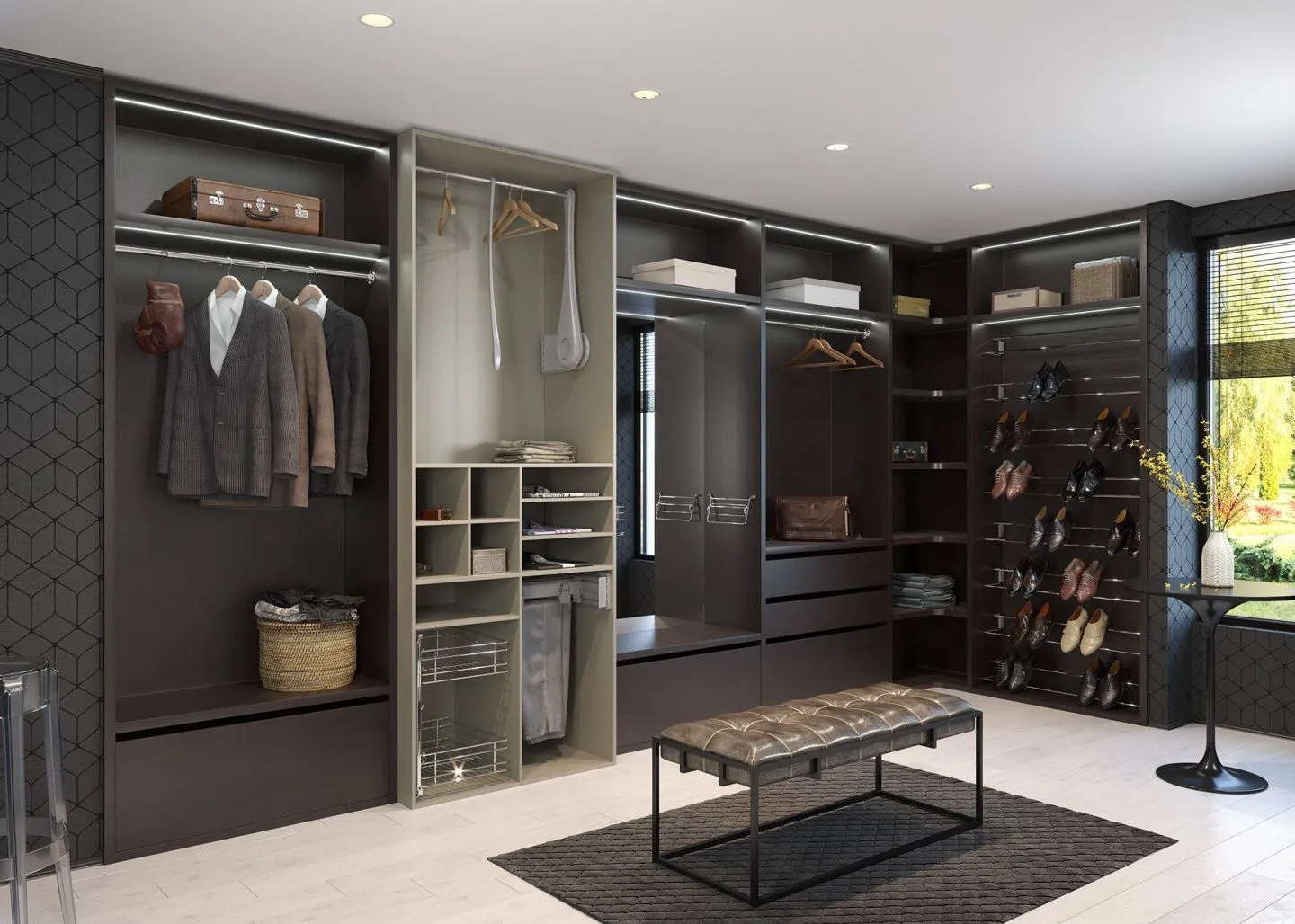 мужская гардеробная