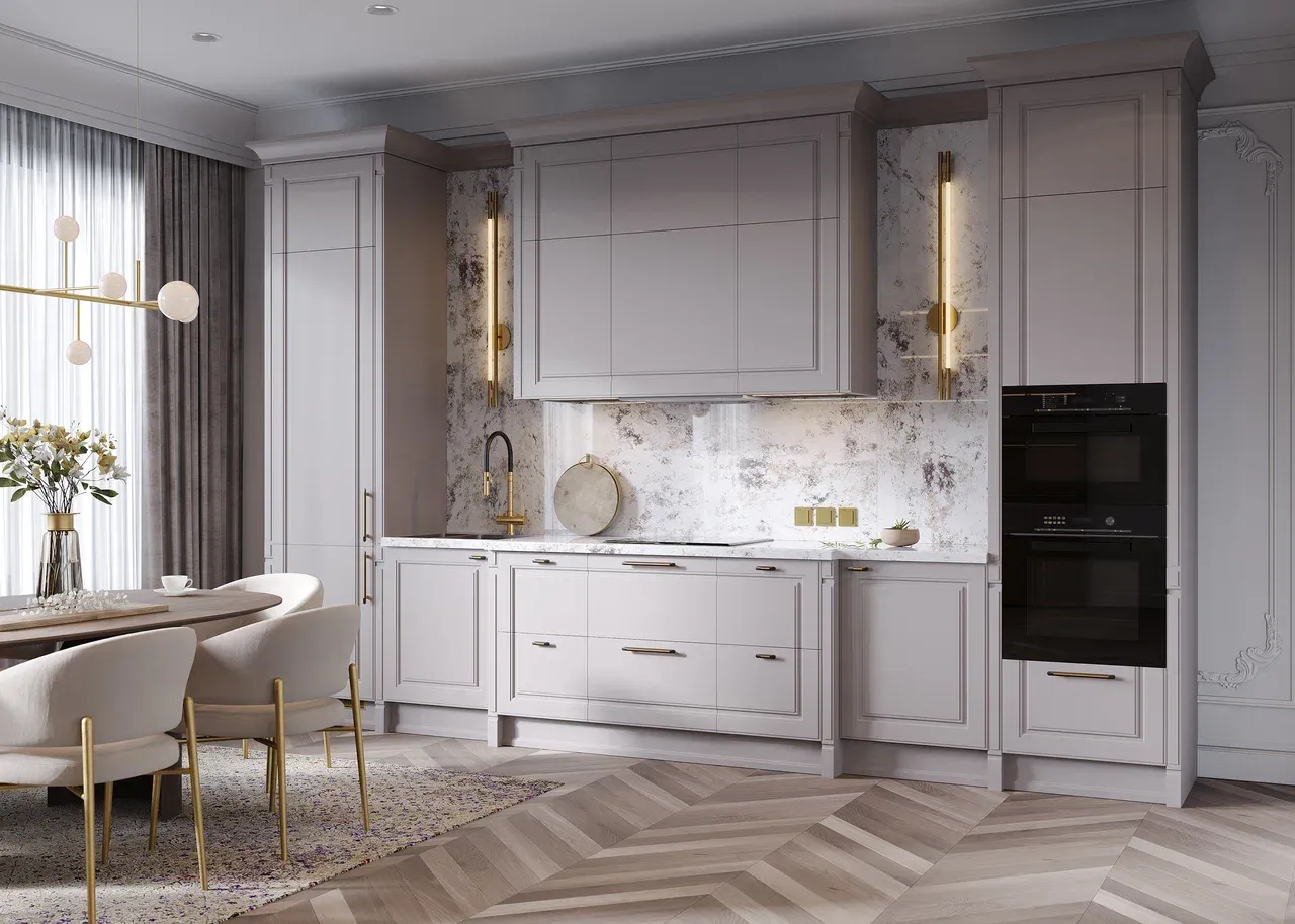 Кухня, коллекция Kiara (арт. Kit408), мебель на заказ MrDoors