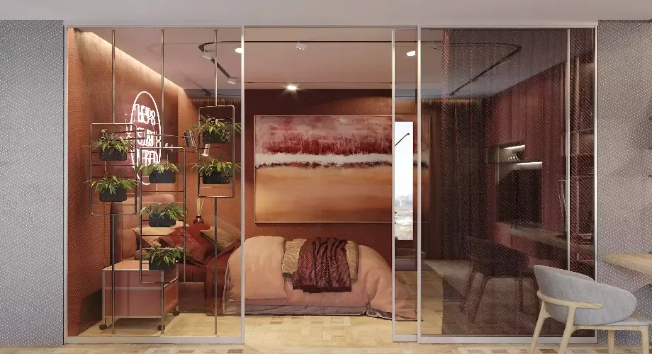 Совмещение гостиной и спальни: лучшие идеи дизайна и зонирования