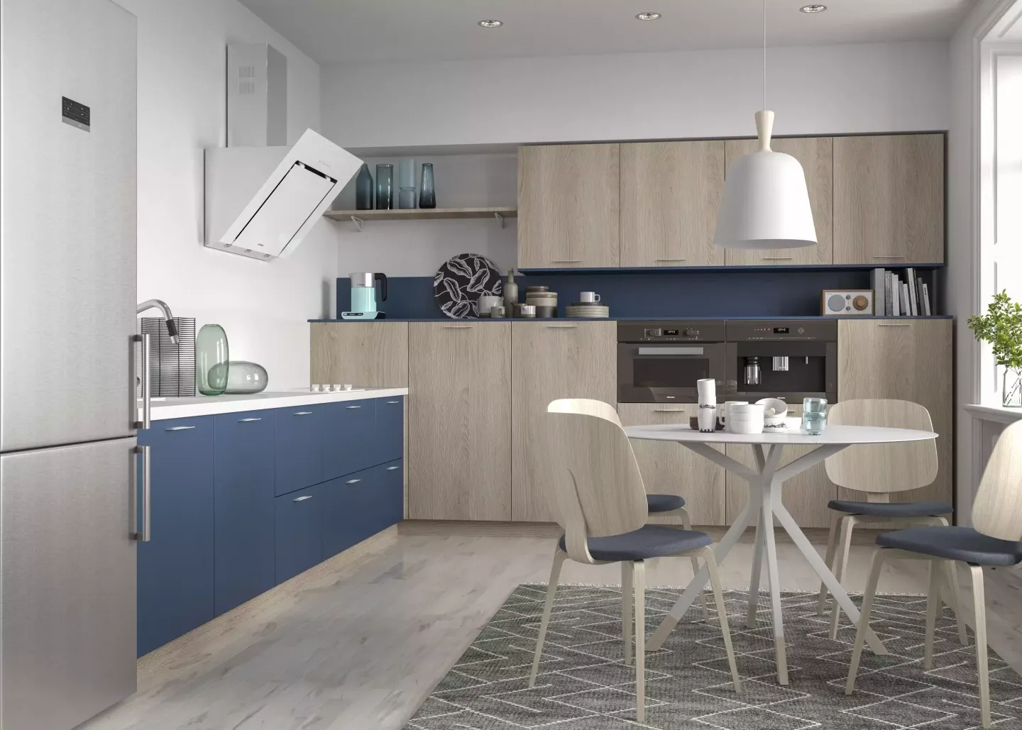 Мебель на кухню в скандинавском стиле, мебель на заказ MrDoors