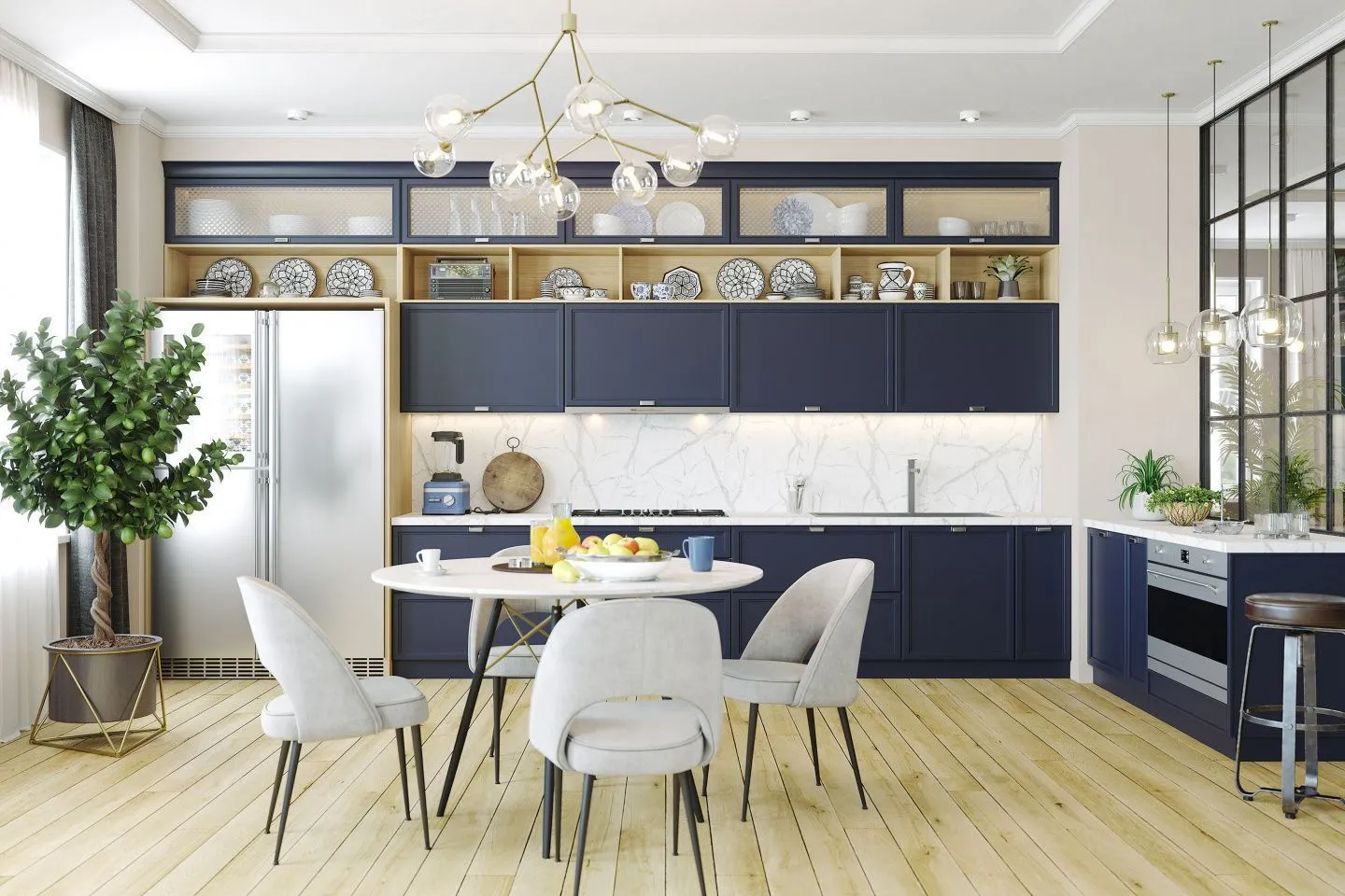 Современная кухня в стиле Урбан, мебель на заказ MrDoors