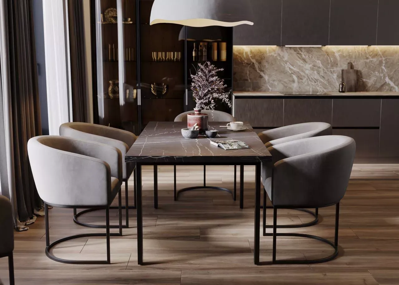 Кресло Ponte С, серый (арт. 011), мебель на заказ MrDoors