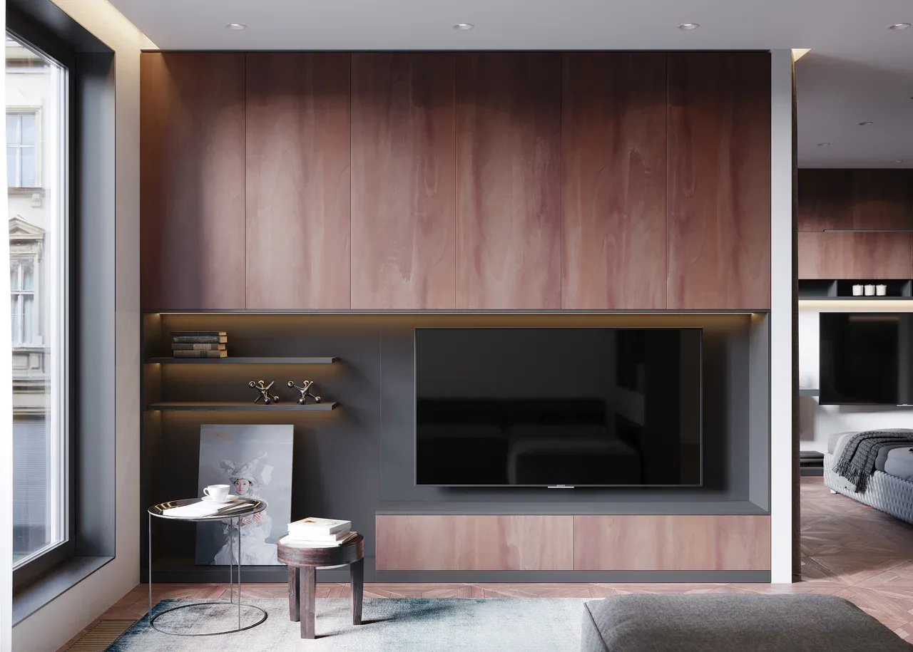 Гостиная, коллекция Метрополитан (арт. Lvr226), мебель на заказ MrDoors