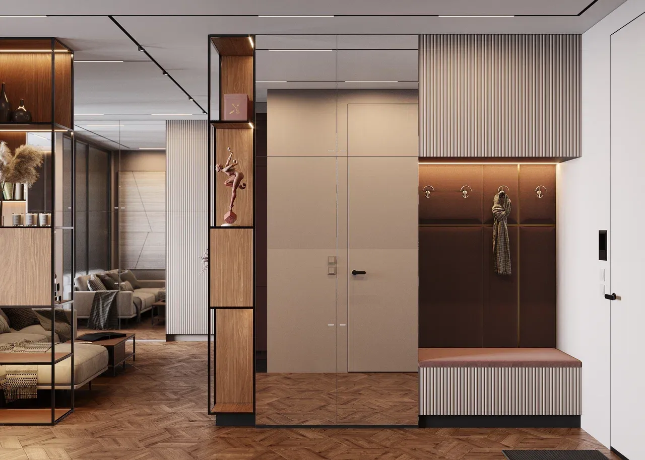 Прихожая, коллекция Suntory (арт. Ant123), мебель на заказ MrDoors