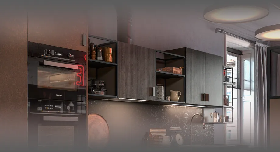 Как спрятать вытяжку на кухне