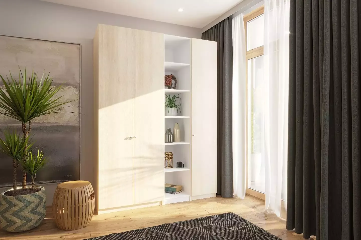 Шкаф, коллекция "Метрополитан" (арт. 070), мебель на заказ MrDoors