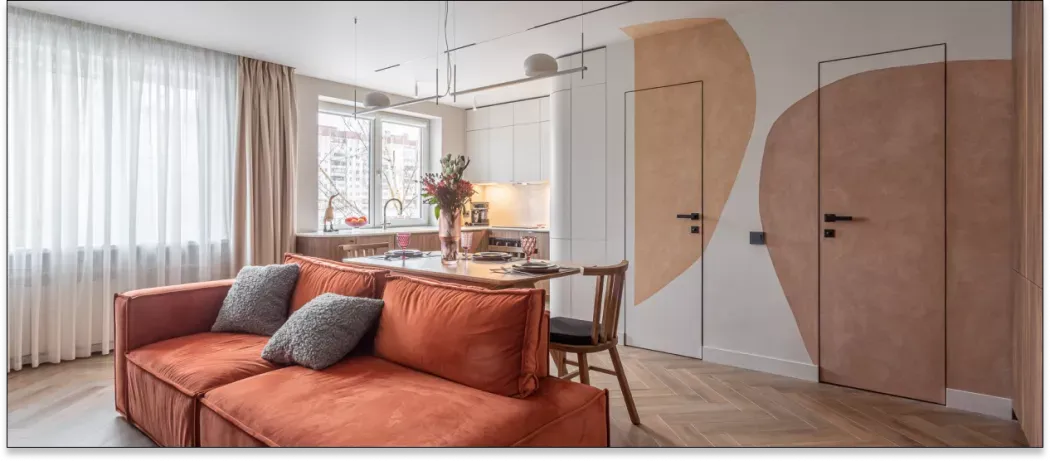 Кухня с размахом и мебелью Mr.Doors