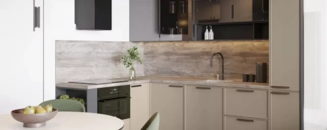 Идеальные матовые фасады для вашей кухни и гостиной