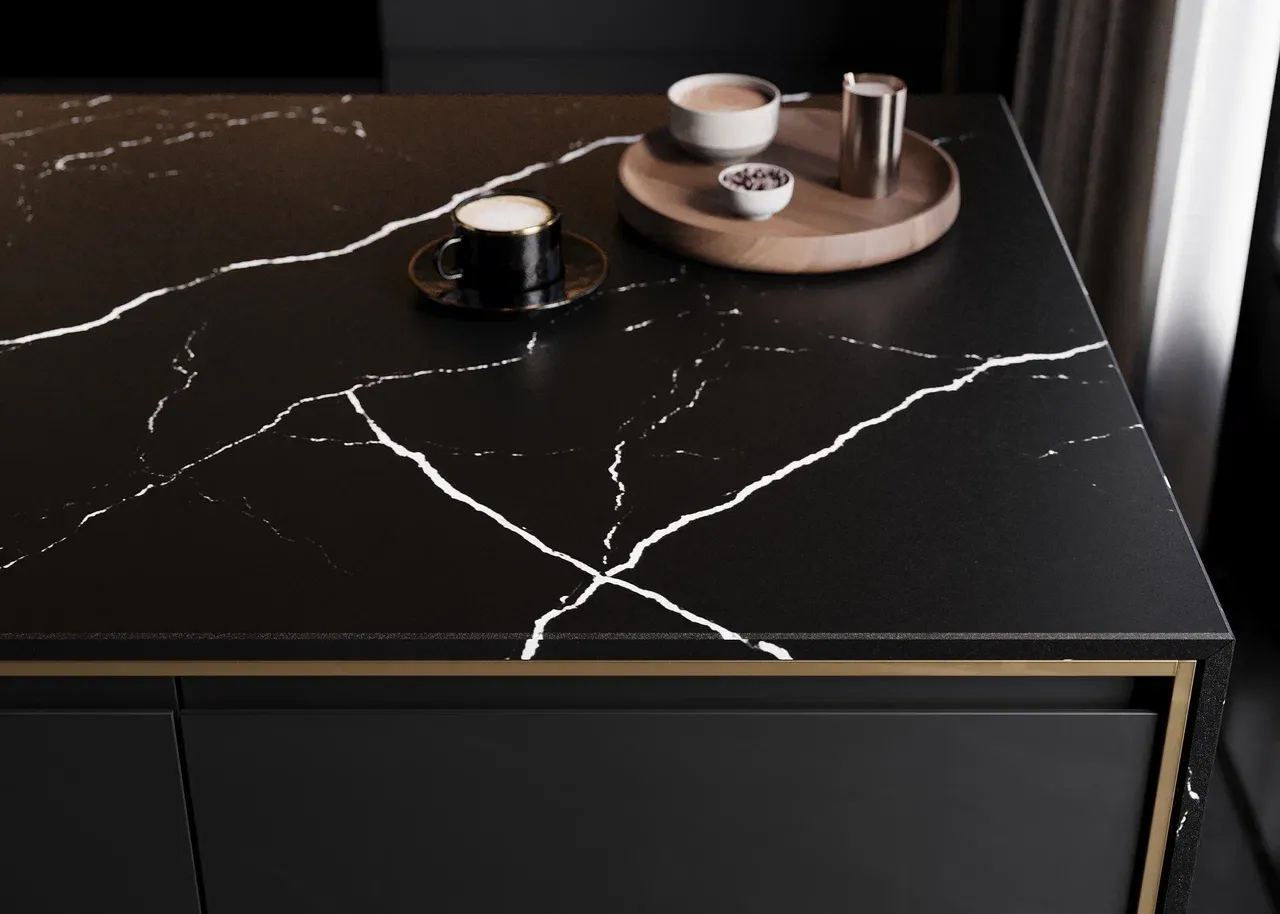 Cтолешница из кварца (арт. KS459), мебель на заказ MrDoors