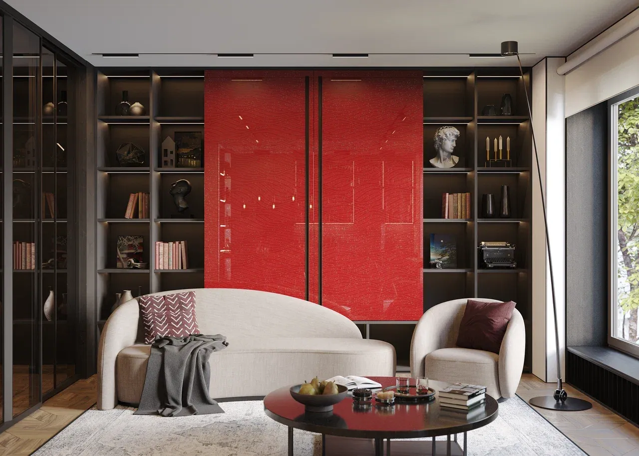 Гостиная, коллекция Мори (арт. Lvr244), мебель на заказ MrDoors