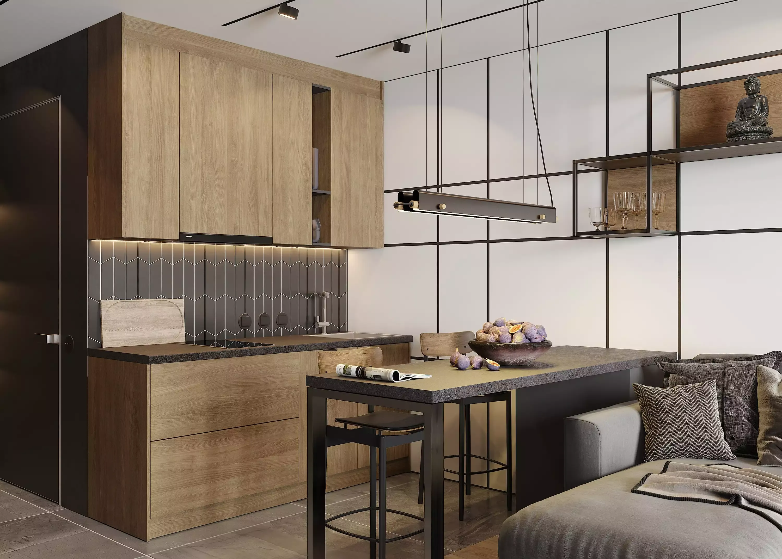 Кухня, коллекция "Метрополитан" (арт. 168)