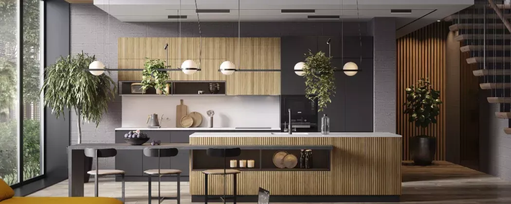 Почему кухня с реечными фасадами стала такой популярной?