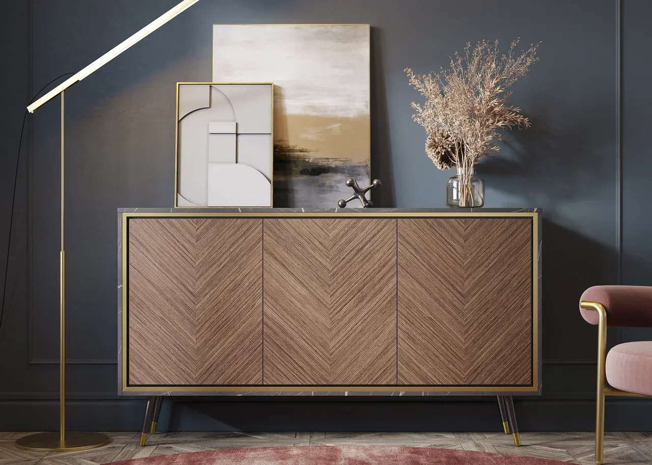 Комод с фасадами Prima M и ножками Korfu 210 (арт. Smf001), мебель на заказ MrDoors