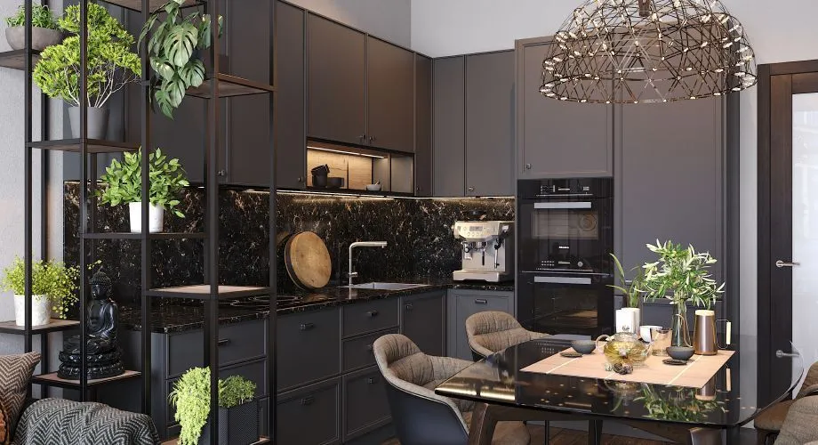 Дизайн кухни-гостиной: 250+ фото-идей для создания уютного и стильного интерьера