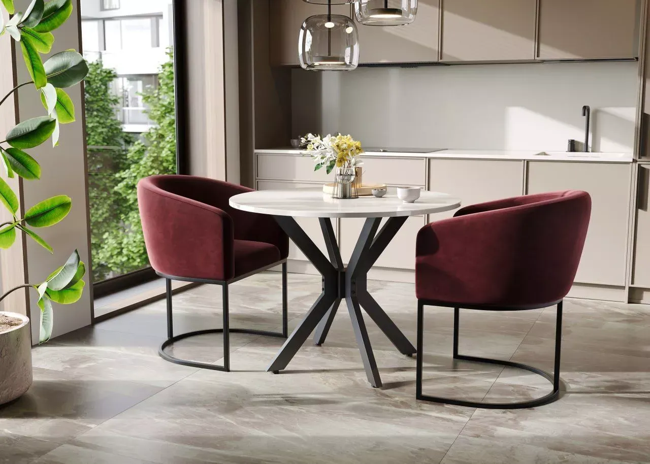 Кресло Ponte С, красный (арт. 010), мебель на заказ MrDoors