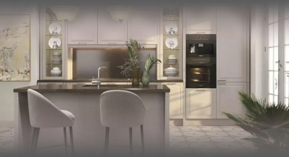 Планировка шкафов на кухню