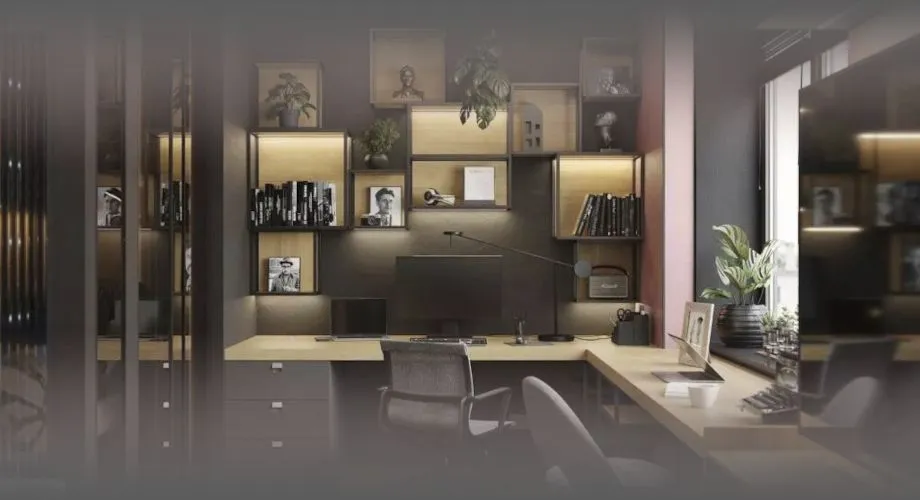 Как расставить мебель в кабинете