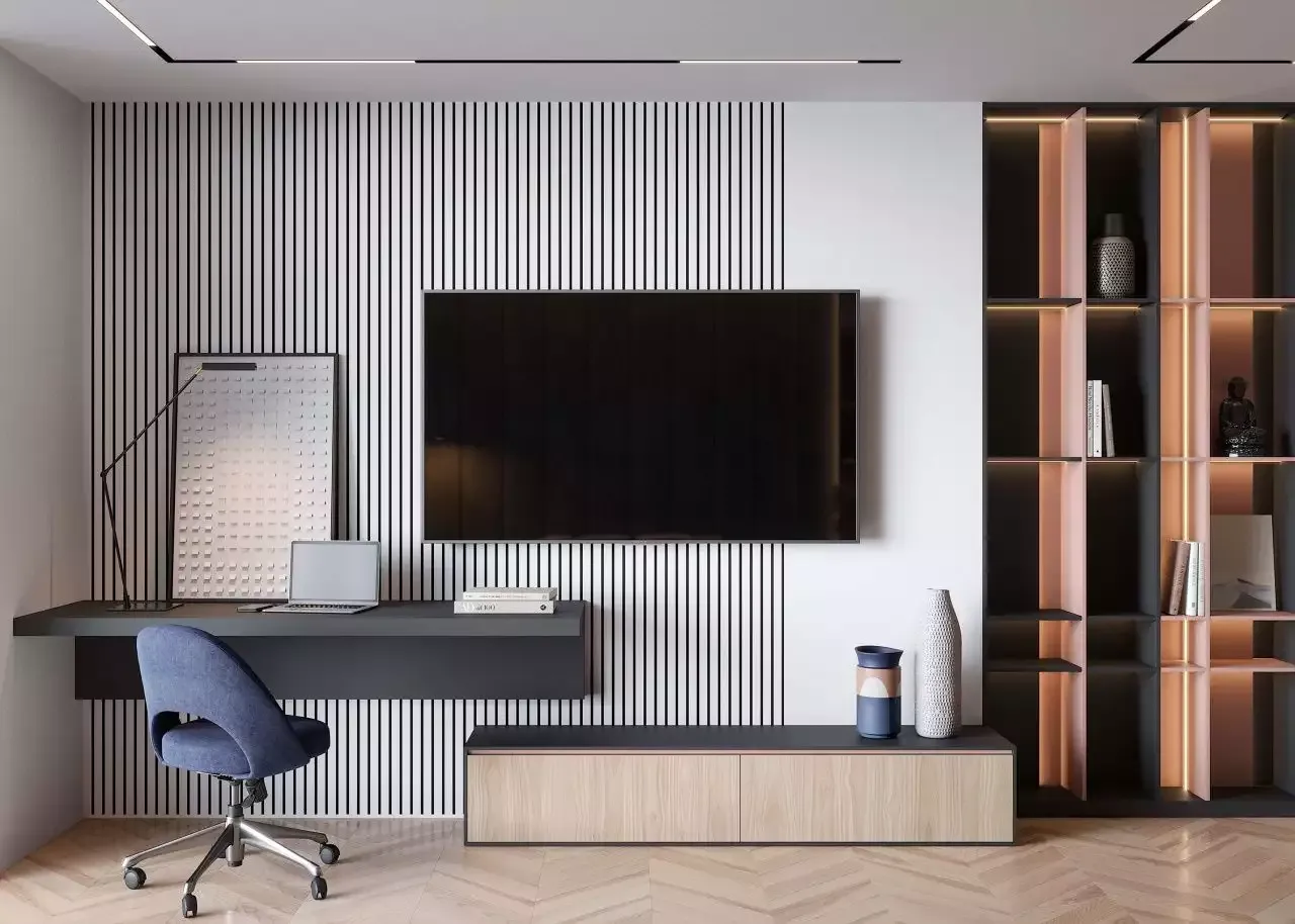 Кабинет, коллекция "Метрополитан" (арт. 115), мебель на заказ MrDoors