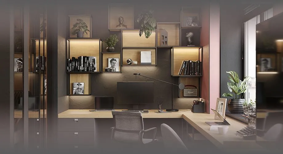 Как подобрать цвет стен в кабинете