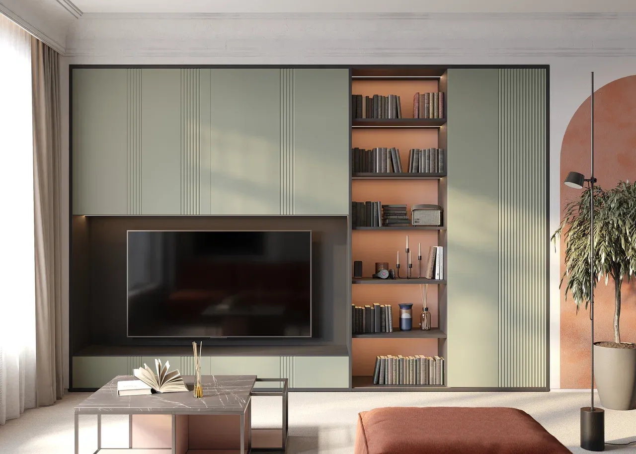 Гостиная, коллекция Suntory (арт. Lvr248), мебель на заказ MrDoors