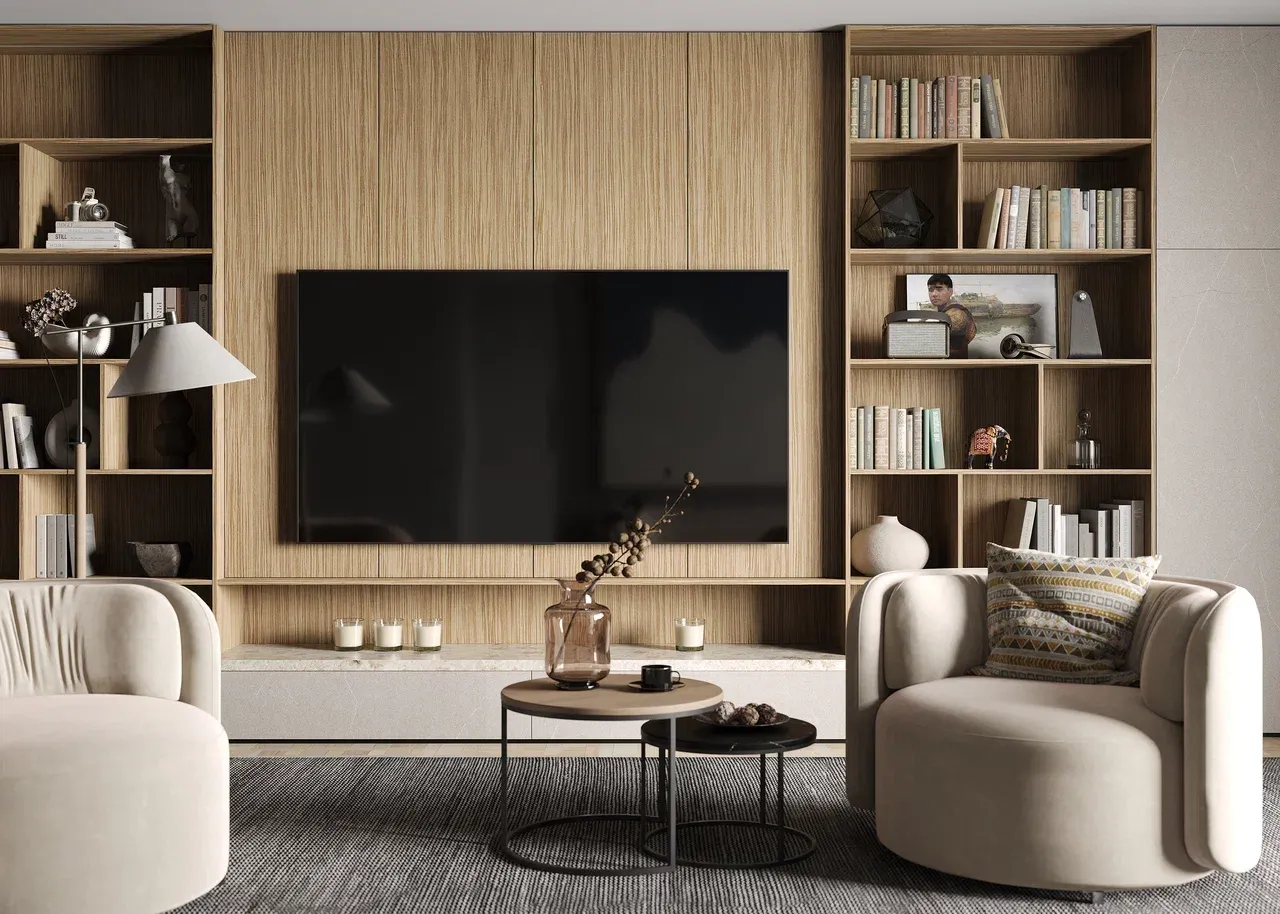 Гостиная в стиле модерн (арт. Lvr285), мебель на заказ MrDoors