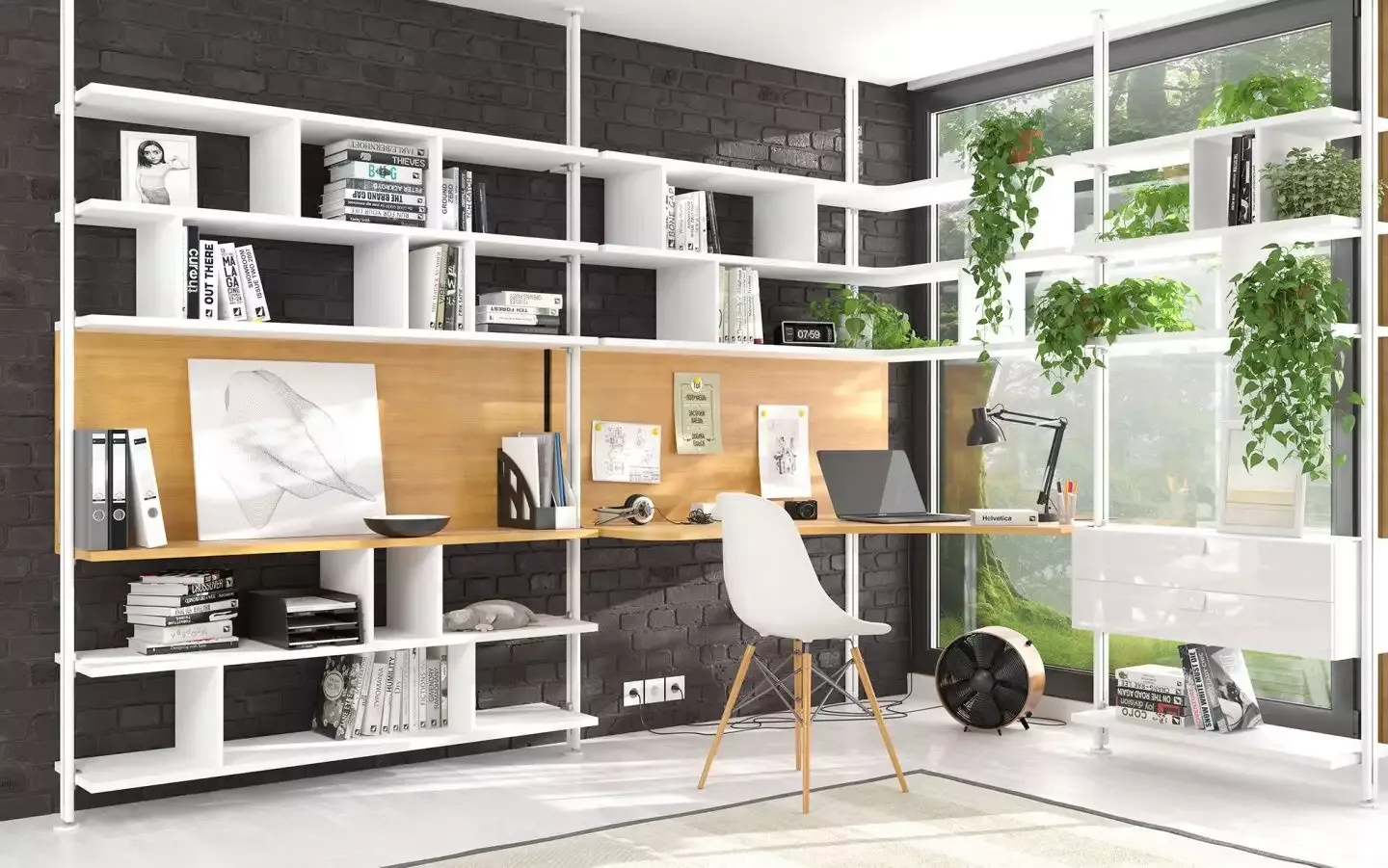 дизайн домашнего кабинета в современном стиле