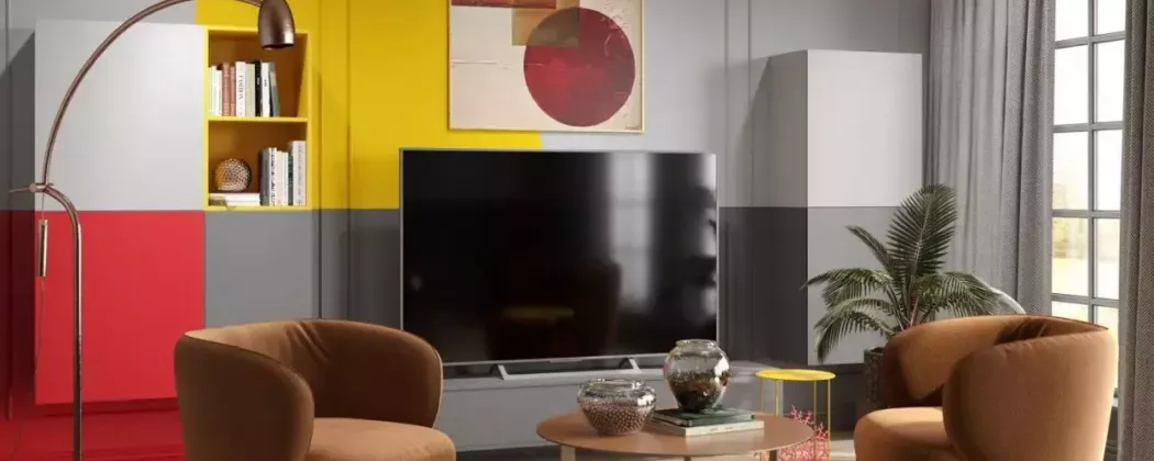 Колор-блок в интерьере: игра цветов и стилей