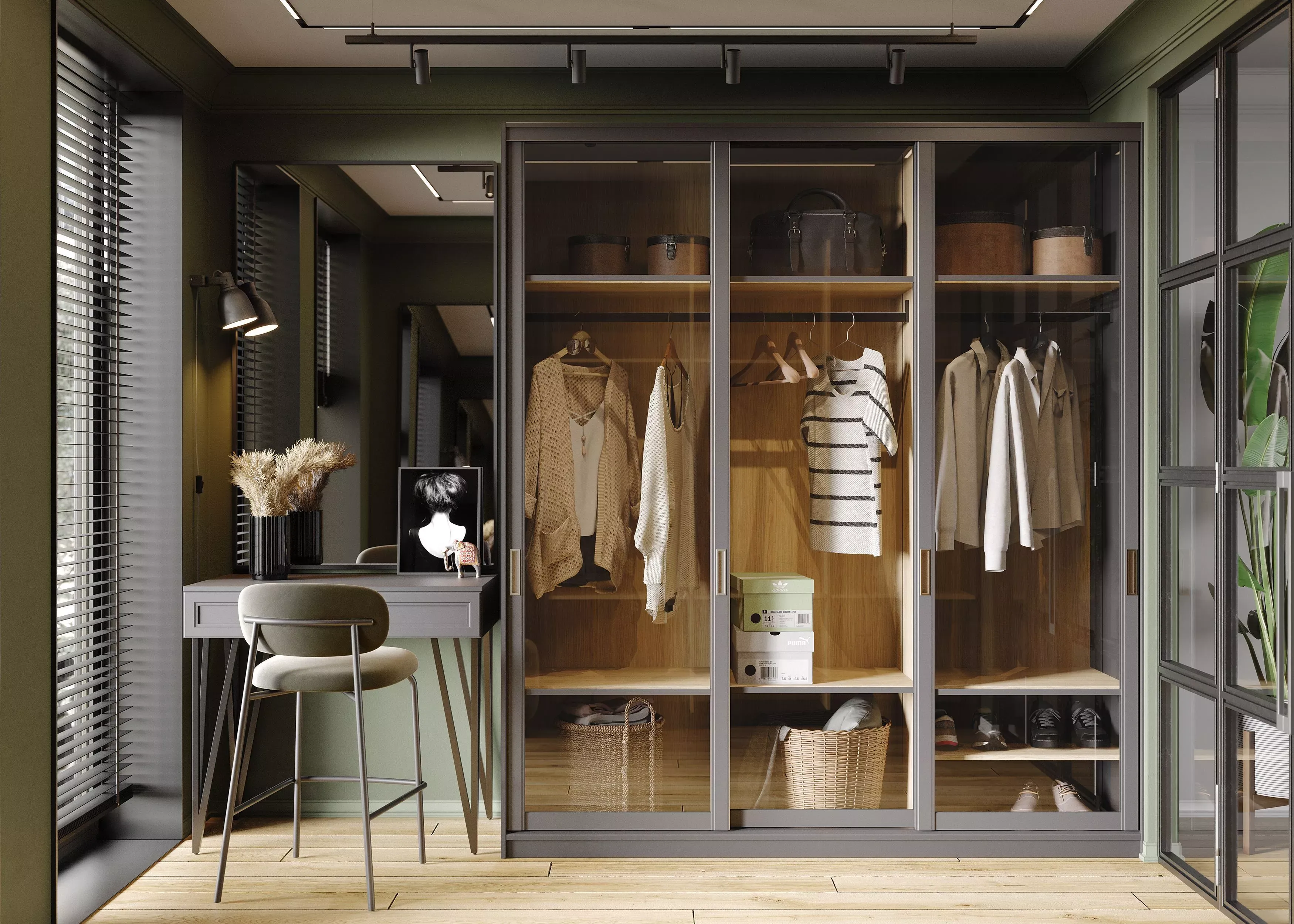 Шкаф-купе, коллекция "Урбан" (арт. 109)