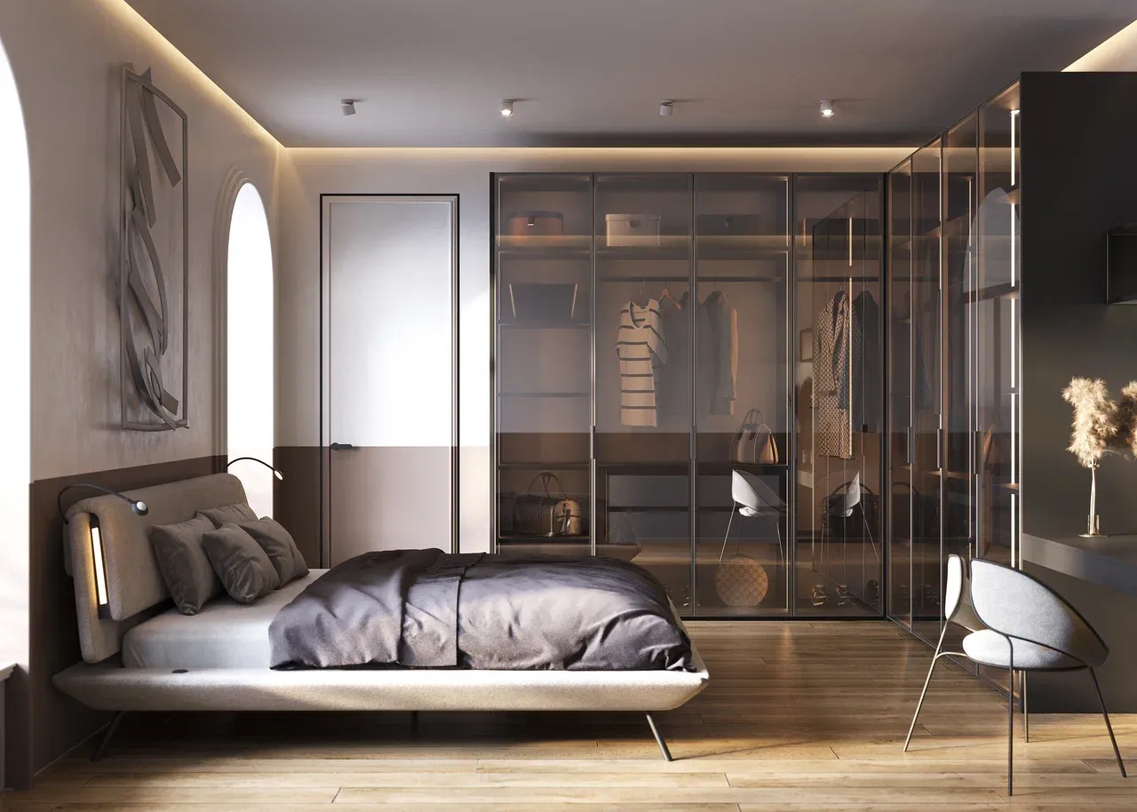 Гардеробная, коллекция Liberta (арт. wr070), мебель на заказ MrDoors