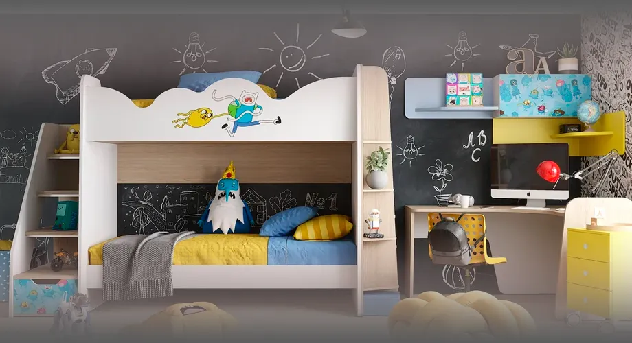 Детские двухъярусные кровати