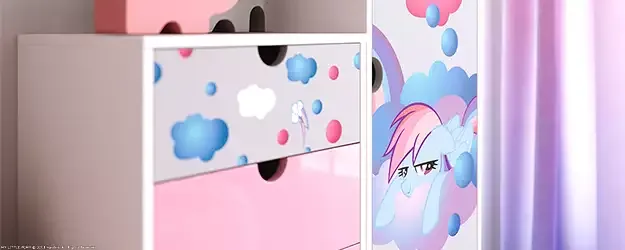 Мы решили отмыть фасады нашей мебели от принтов.