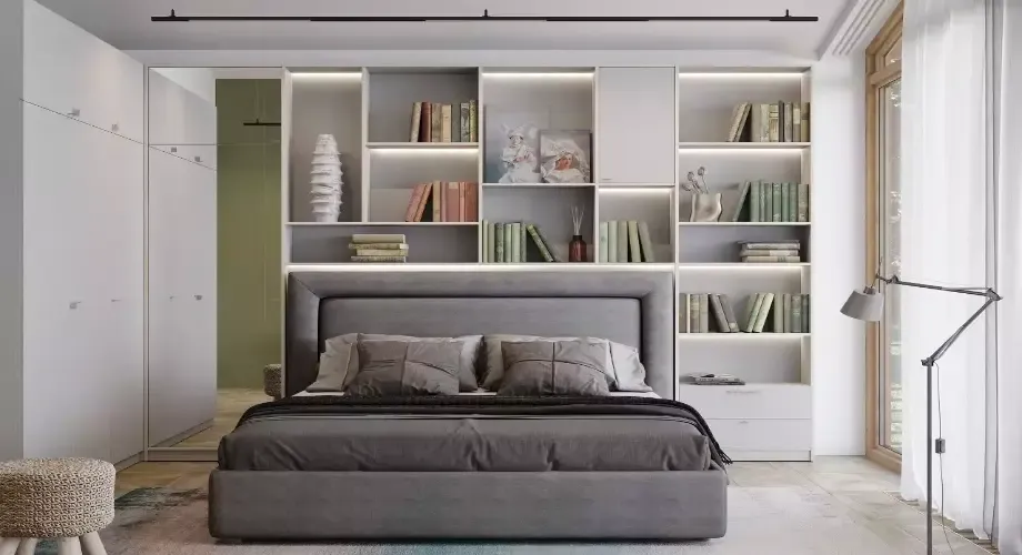 Дизайн спальни-гостиной площадью 18 кв. м: идеи меблировки, зонирования и оформления