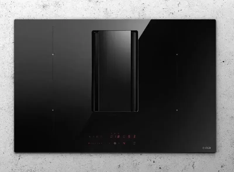 Варочная панель с вытяжкой ELICA NIKOLATESLA ALPHA BL/A/78, мебель на заказ MrDoors