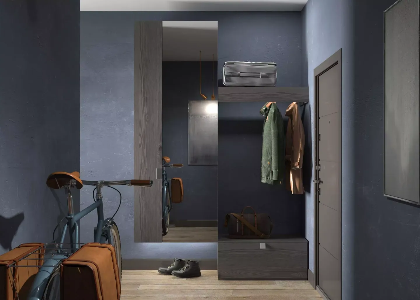 Прихожая, коллекция "Домус" (арт. 098), мебель на заказ MrDoors