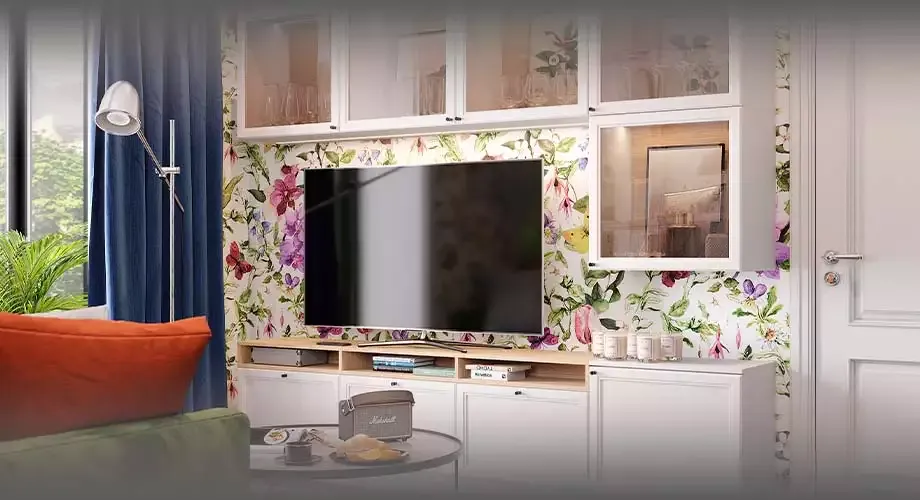 Дизайн интерьер маленькой гостиной