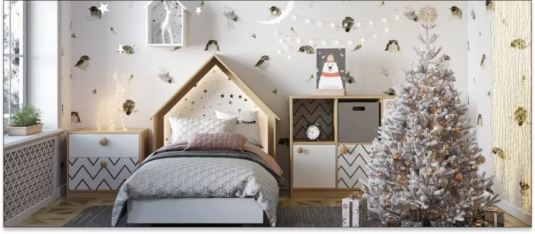 Праздничный декор для квартиры, где есть дети