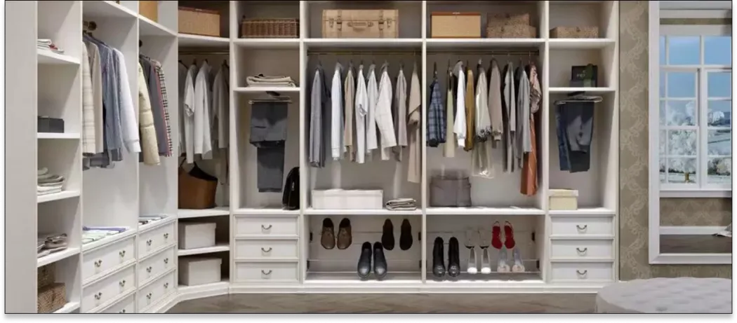 Организация пространства гардеробной