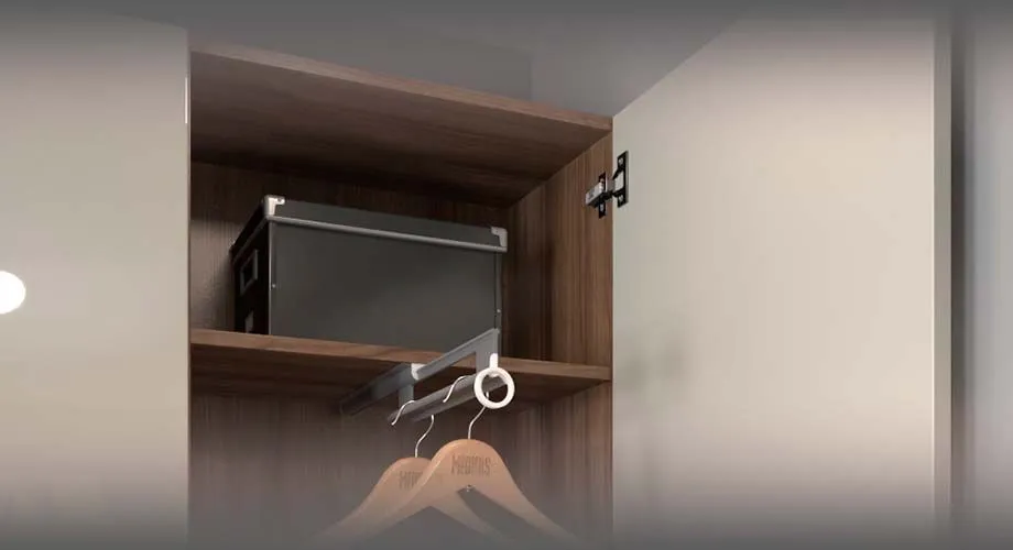 Как снять двери шкафа