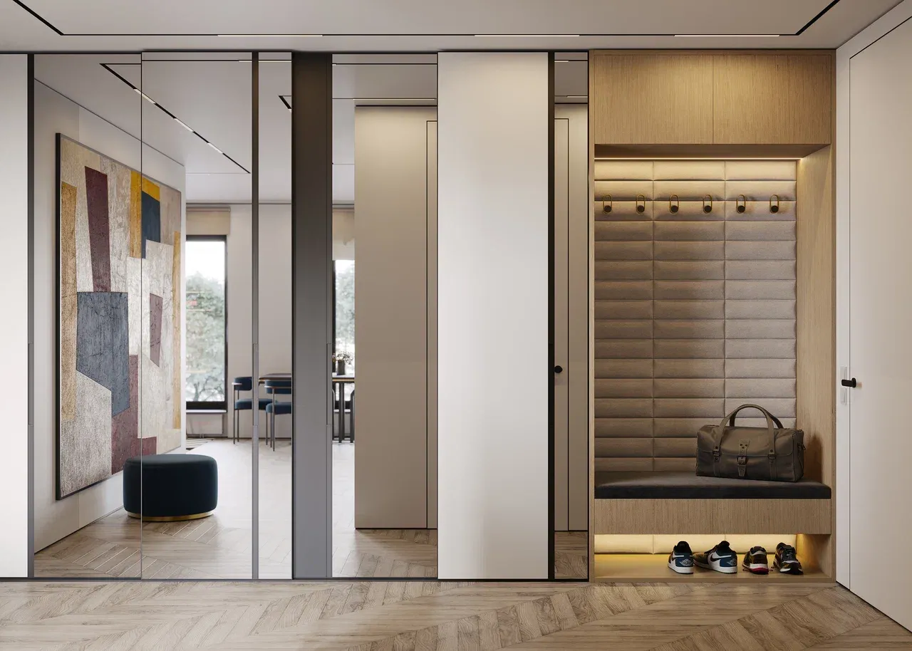 Прихожая, коллекция Rim (арт. Ant129), мебель на заказ MrDoors