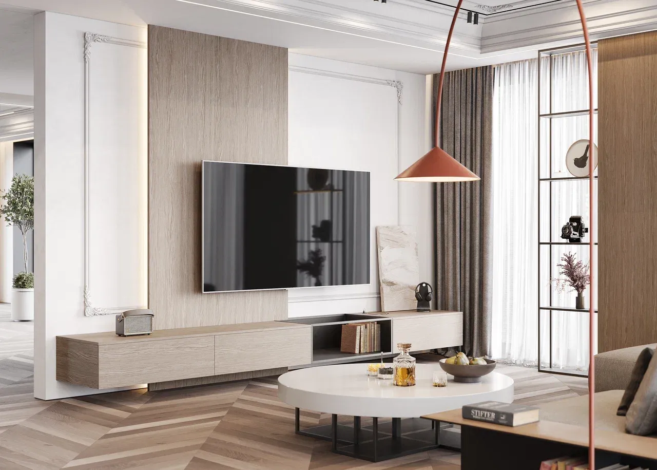 Гостиная, коллекция Уффици (арт. Lvr221), мебель на заказ MrDoors