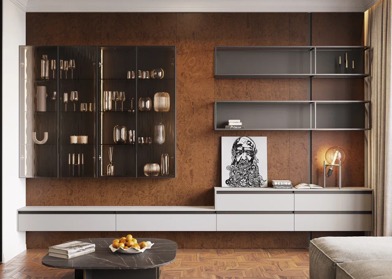 Гостиная, коллекция Сирс (арт. Lvr231), мебель на заказ MrDoors