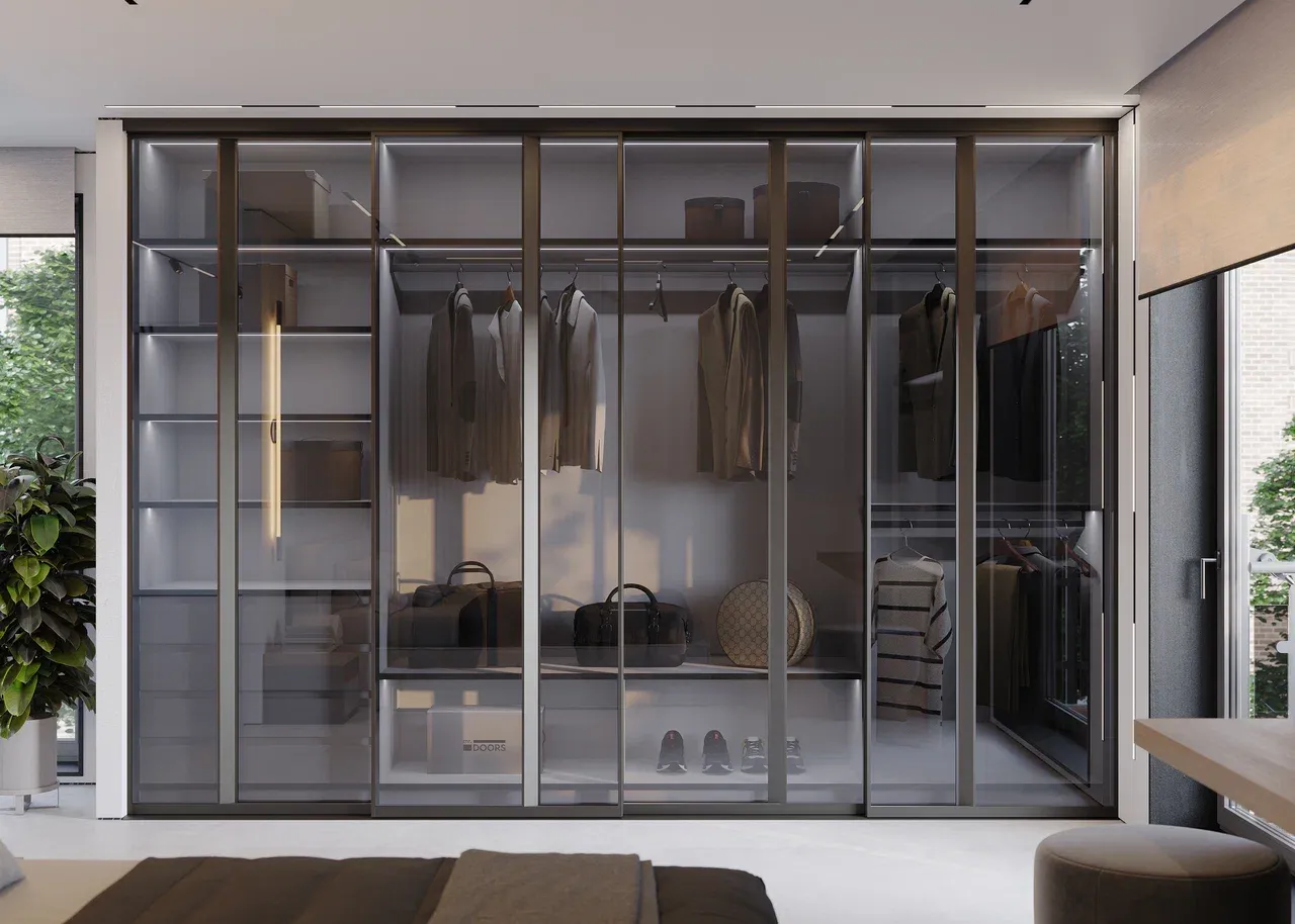 Гардеробная, коллекция Sedimenti (арт. wr071), мебель на заказ MrDoors