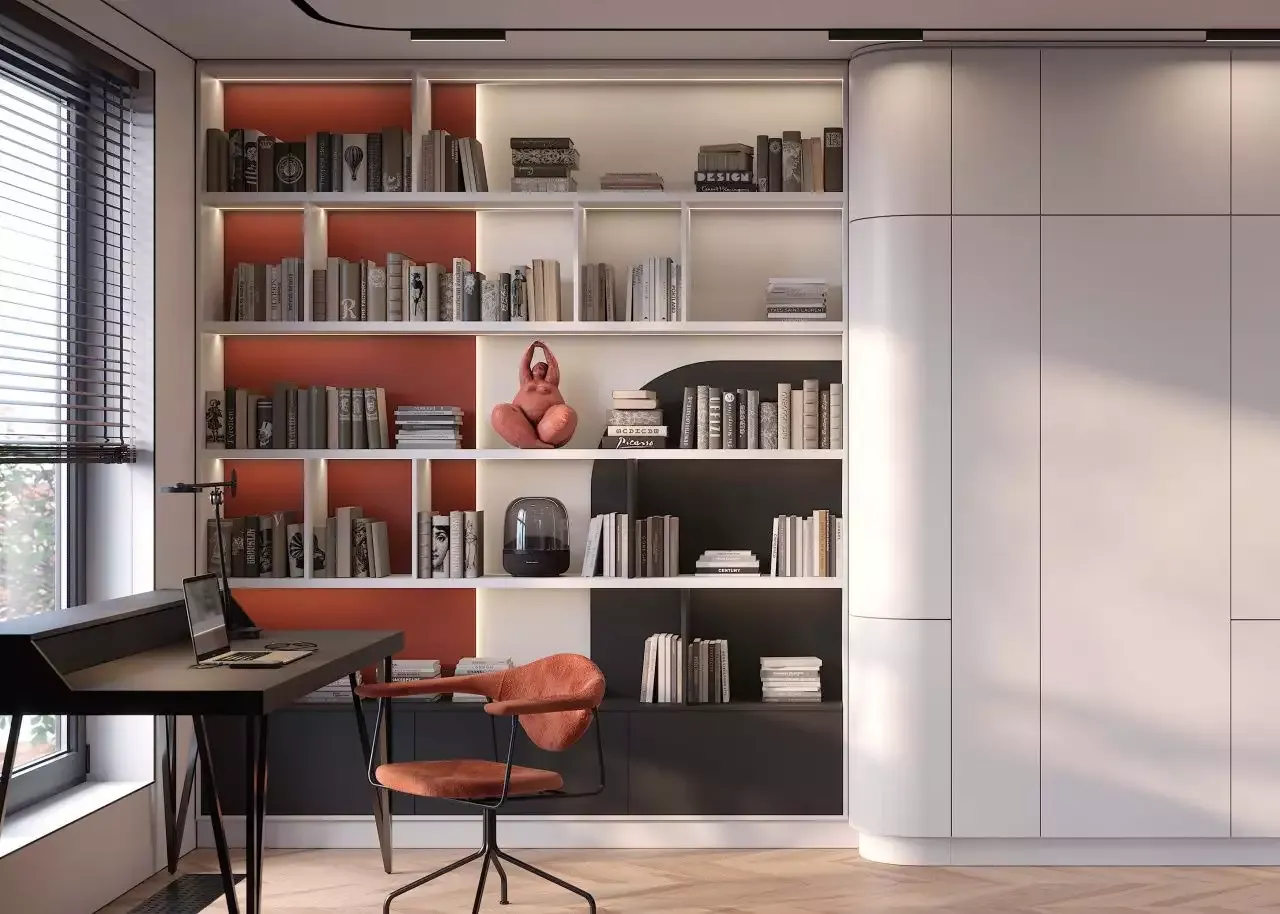 Кабинет, коллекция "Тейт" (арт. 114), мебель на заказ MrDoors